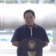 Menteri BUMN Erick Thohir dalam peresmian smelter pengolahan konstrat tembaga PTFI, di Gresik, Jawa Timur, Senin (23/9/2024). (Arief/Liputan6.com)