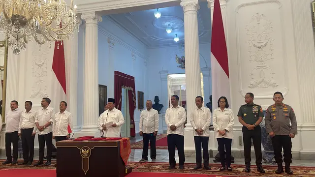 Presiden Prabowo Subianto resmi menghapus piutang macet pelaku usaha kecil mikro, kecil, dan menengah (UMKM), petani, hingga nelayan. (Foto: Lizsa Egeham/Liputan6.com).