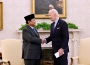 Presiden Prabowo Subianto bertemu Presiden AS Joe Biden di Washington DC, AS, Selasa (12/11/2024) waktu setempat. (Dok. Setpres)