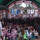 Sekretaris DPC Partai Persatuan Pembangunan, Matram Lasunte, saat menyampaikan orasi politik dalam kampanye dialogis di Desa Dambalo, Kecamatan Tomilito. Kamis (14-11). (Foto: Gotimes.id)