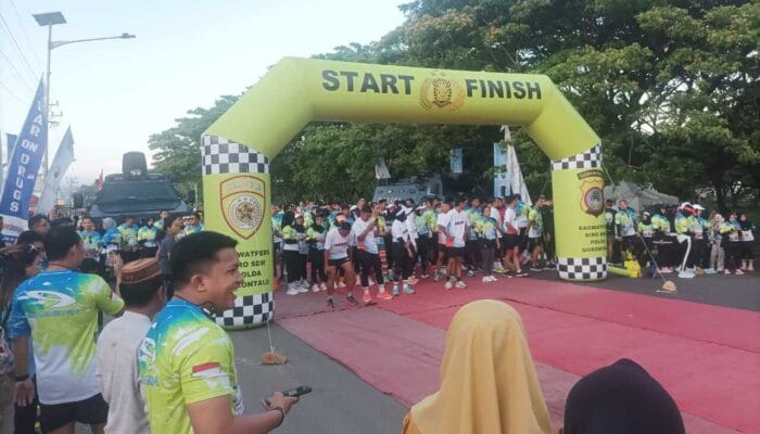 700 Peserta Meriahkan Run For Heroes Gorontalo Utara