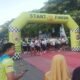 Run For Heroes Gorontalo Utara Fun Race berlangsung sukses di depan Kantor DPRD Kabupaten Gorontalo Utara. Sabtu (9-11). (Foto: Istimewa)