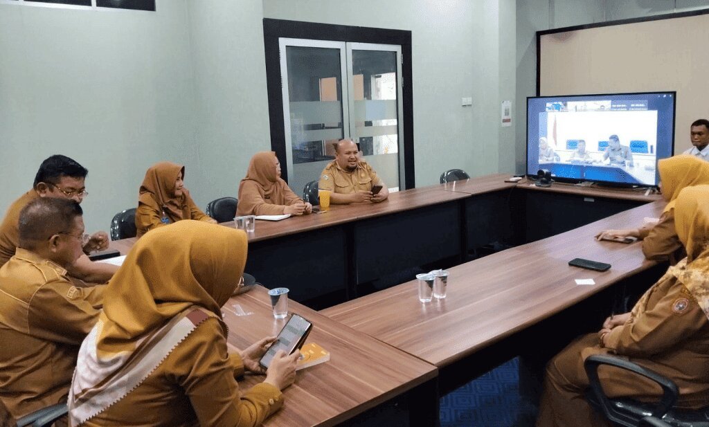 Pemkab Gorut Entry Meeting dengan BPK-RI terkait Pemeriksaan Kinerja Pelayanan Kesehatan Program JKN Tahun 2023 dan 2024. (Foto: Kominfo-Gorut)