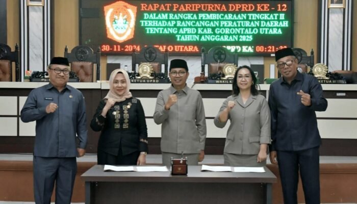 APBD Gorontalo Utara 2025 Resmi Ditetapkan