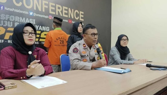 Pria Pencabul Anak Sambung Diamankan Polda Gorontalo