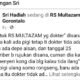 Tangkapan layar postingan Sri Hadiah yang keluhkan pelayanan RS Multazam. Selasa, (10-12). (Foto: Gotimes.id)