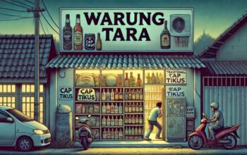 Ilustrasi Warung Klontong Tara (Foto: AI Bing)