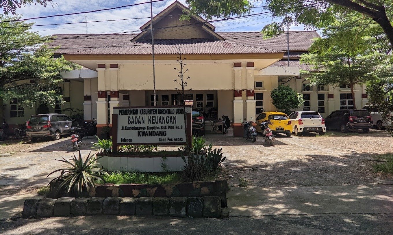 Kantor Badan Keuangan Kabupaten Gorontalo Utara. (Foto: Dok. Kominfo Gorut)