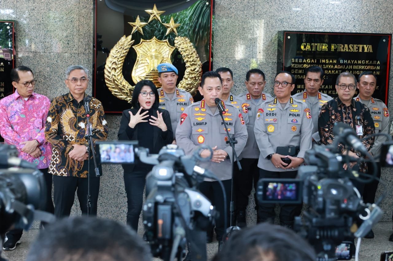 Sinergi KPK-Polri untuk Perangi Korupsi. (Foto: Humas Polri)