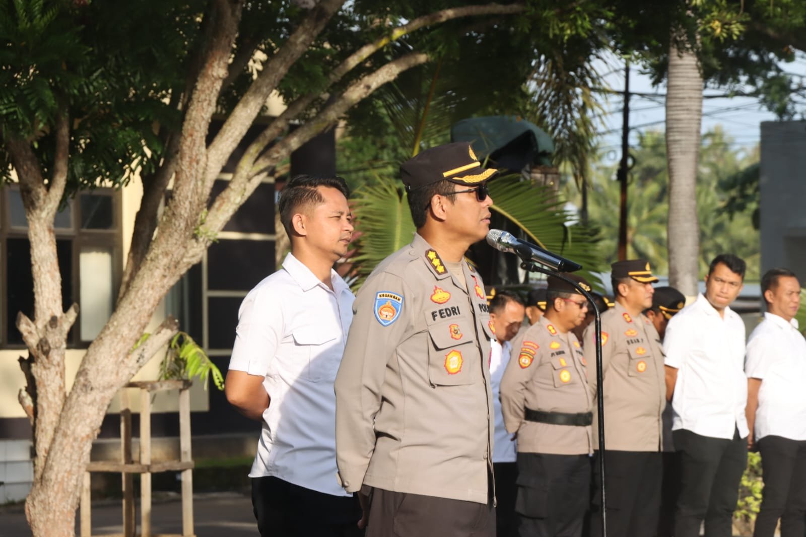 Dukung Pelaksanaan Tugas, Kabid Keu Polda Gorontalo Ajak Personel Jaga Kesehatan dan Citra Polri. (Foto: Humas Polda Gorontalo)