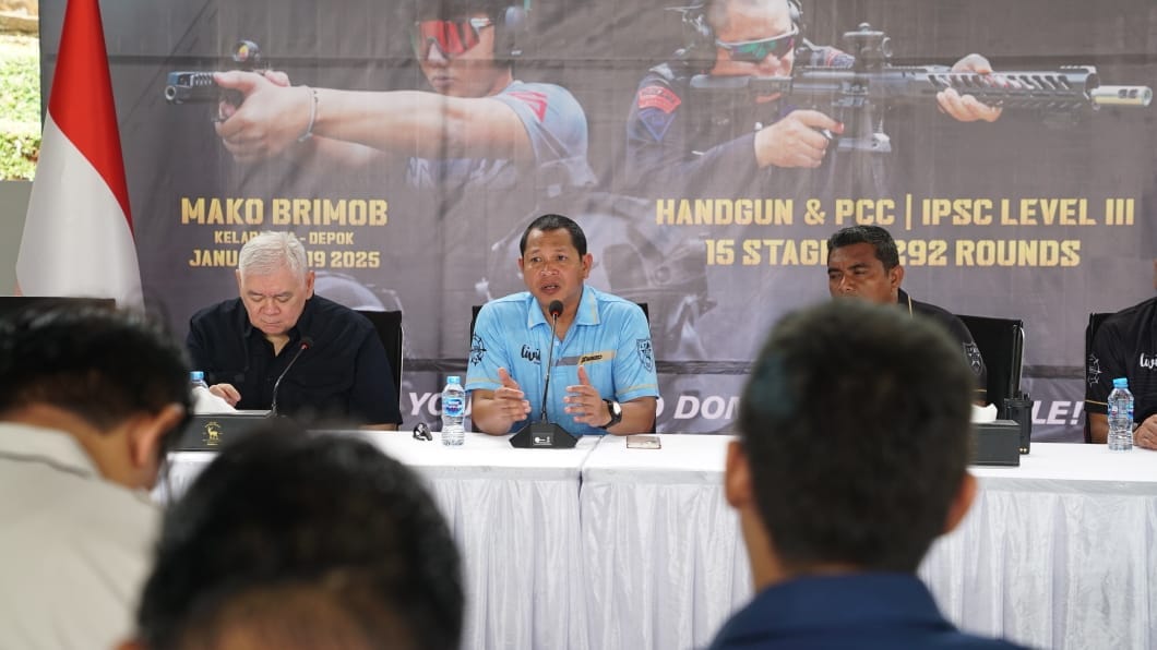 Brimob Xtreme 2025, Kompetisi Menembak Kelas Dunia di Depok. (Foto: Humas Polri)