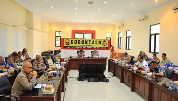 Kapolda Gorontalo Hadiri Grand Entry Meeting Dengan BPKRI Melalui Zoom