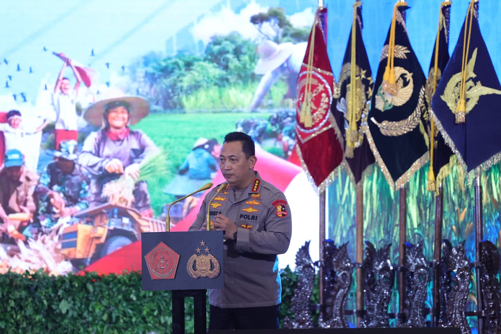 Kapolri: Polri Siap Jaga Stabilitas Ekonomi dan Pangan. (Foto: Humas Polri)