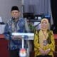 Pasangan calon Gusnar Ismail dan Idah Syahidah. (Foto: Fadhly)