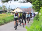 Kapolda Gorontalo Pantau Kamtibmas dengan Gowes Pagi