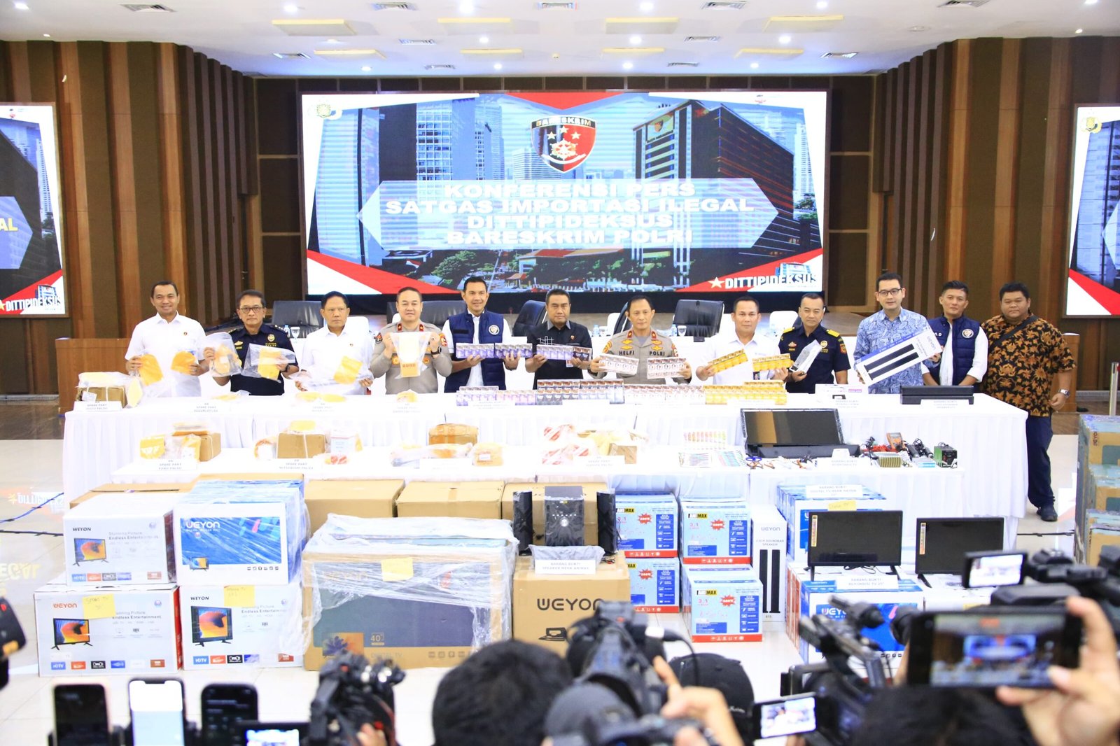 Bareskrim Polri Gagalkan 4 Modus Penyelundupan dalam 3 Bulan Terakhir. (Foto: Humas Polri)