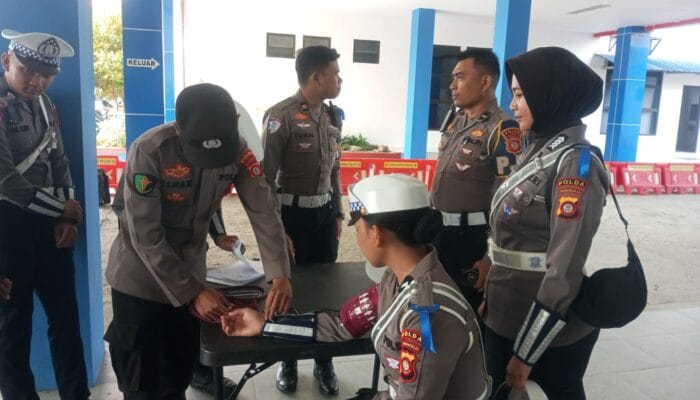 Bid Dokkes Polda Gorontalo Pastikan Kesehatan Personel Operasi Keselamatan Otanaha 2025