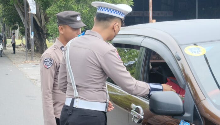 Ditlantas Polda Gorontalo Jaring Pelanggar di Operasi Otanaha 2025