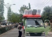 Ditlantas Polda Gorontalo Tindak Truk Bermuatan Berlebih dalam Operasi Otanaha 2025