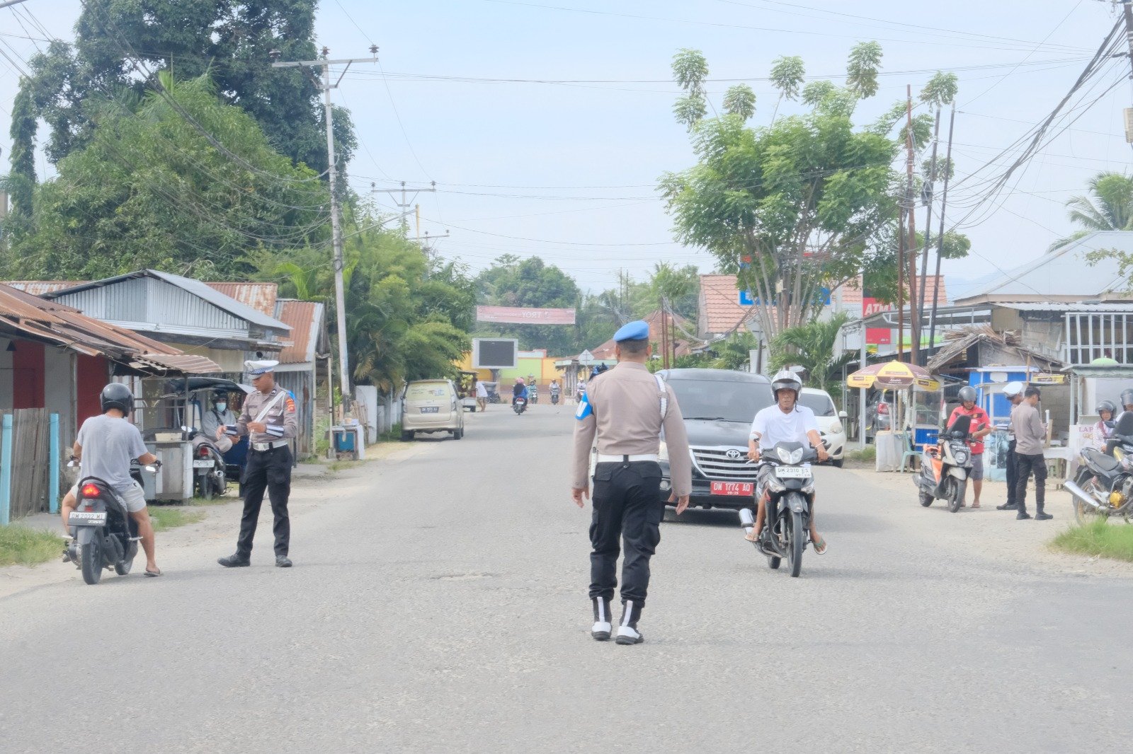 Operasi Keselamatan Otanaha 2025: Patuhi Peraturan Berkendara atau Kena Sanksi. (Foto: Humas Polda Gorontalo)
