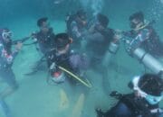 Brimob Gorontalo Latihan Menyelam di Perairan Minim Visibilitas