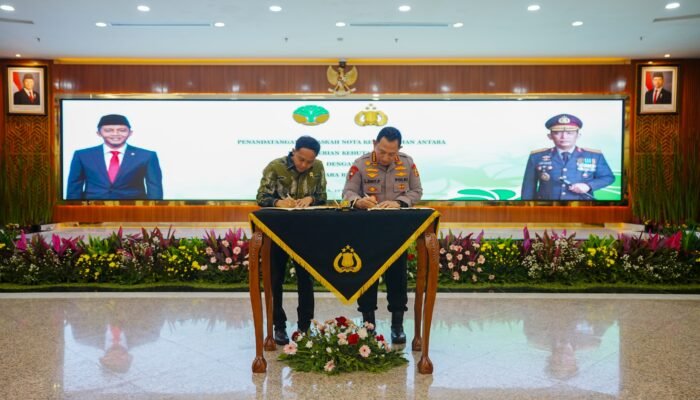 Kapolri dan Menhut Perkuat Sinergitas Perlindungan Kawasan Hutan