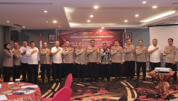 Wakapolda Gorontalo Buka Bimtek dan Sidang Pengujian Konsekuensi