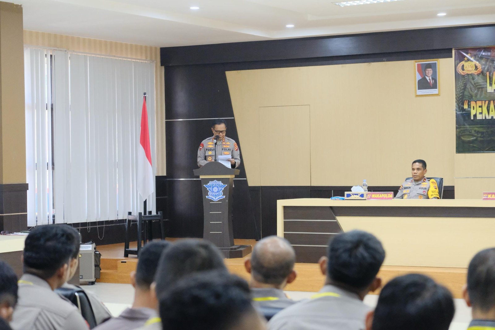 Kapolda Gorontalo Buka Latihan Pra Ops Pekat Otanaha 2025. (Foto: Humas Polda Gorontalo)