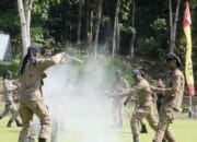 Bukti Kesiapan Tempur, Atraksi Double Stick dan Bongkar Pasang Senjata Puncaki Upacara Pratama