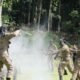 Bukti Kesiapan Tempur! Atraksi Double Stick dan Bongkar Pasang Senjata Puncaki Upacara Pratama. (Foto: Humas Polda Gorontalo)