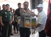 Jelang Ramadhan, Polda Gorontalo dan OKP Bagikan 3.010 Paket Bantuan