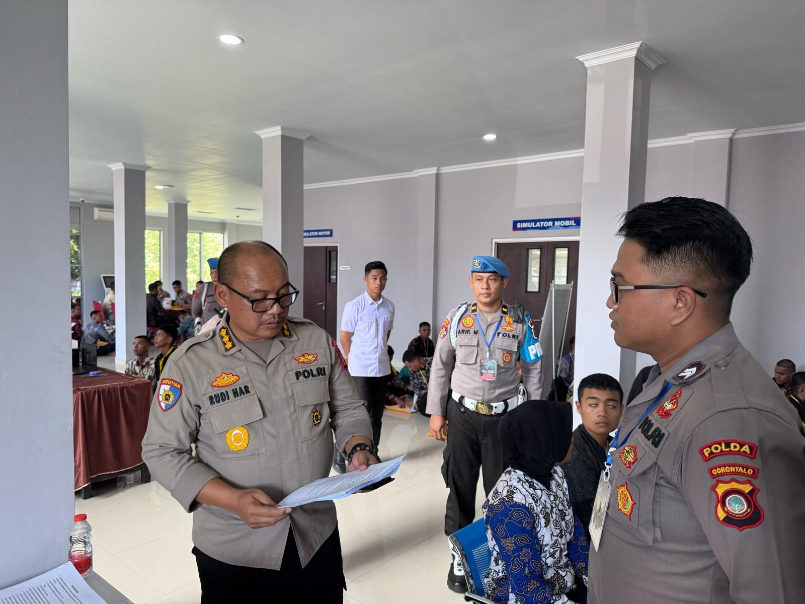 Seleksi Polri di Gorontalo Dijamin Transparan, Irwasda Terapkan Prinsip BETAH. (Foto: Humas Polda Gorontalo)