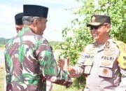 Kapolda Gorontalo Hadiri Penyambutan Pangdam XIII/Merdeka di Bandara Lama Djalaludin