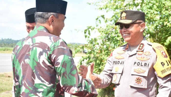 Kapolda Gorontalo Hadiri Penyambutan Pangdam XIII/Merdeka di Bandara Lama Djalaludin