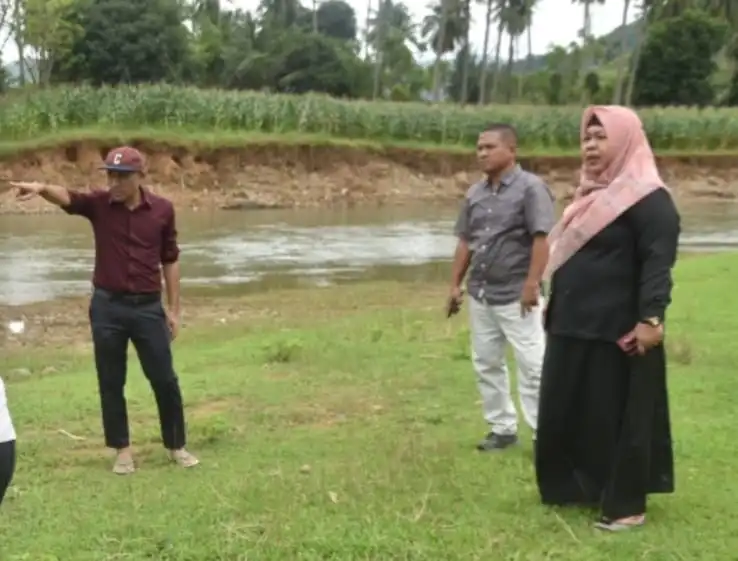 DPRD Gorut Desak Perbaikan Pipa Transmisi Air Bersih di Sungai Poso. (Foto: Gotimes.id)