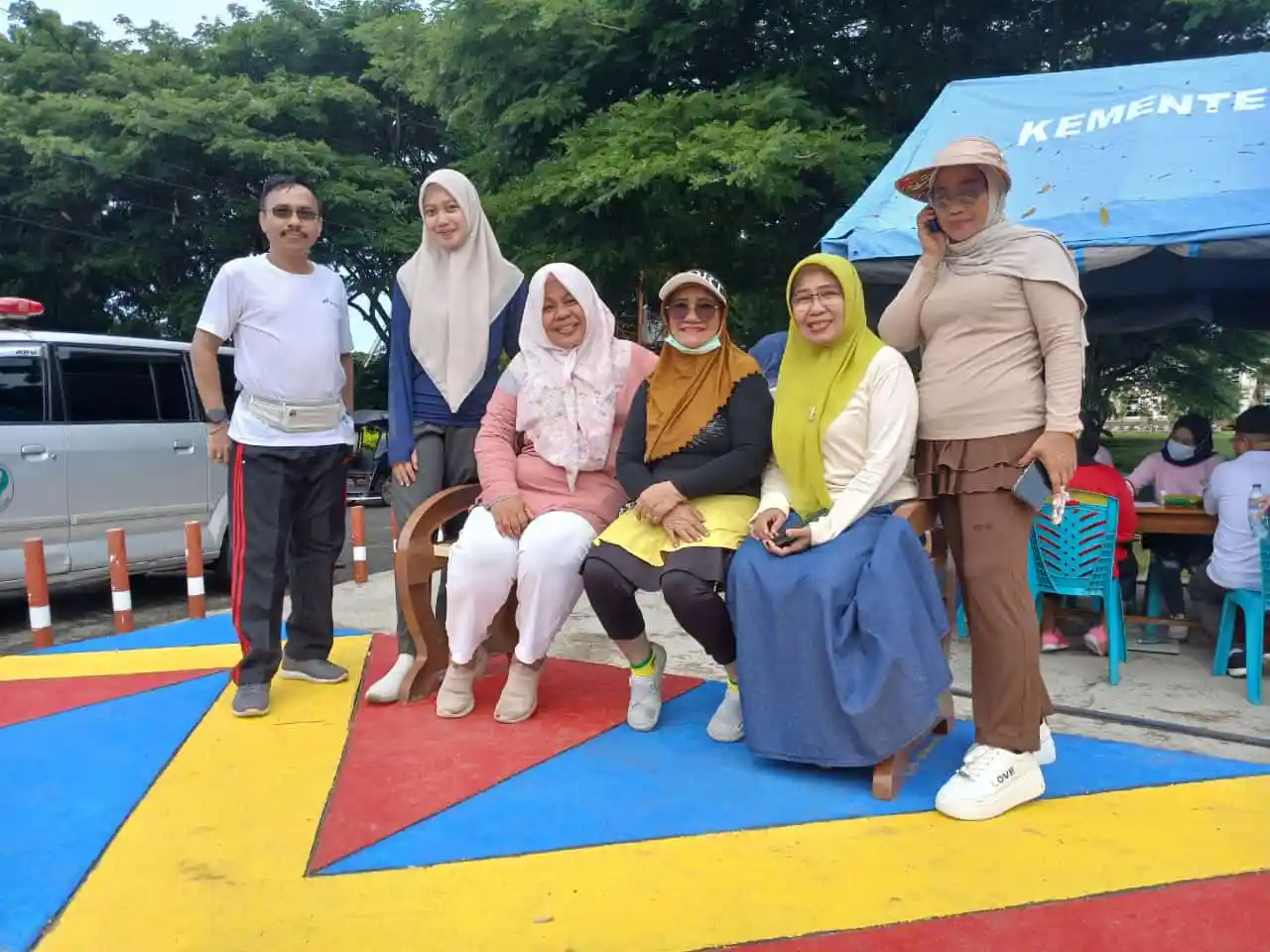 Ketua BK DPRD Gorut Apresiasi Kegiatan Car Free Day di Ibu Kota Kabupaten. (Foto: Matris Salim)