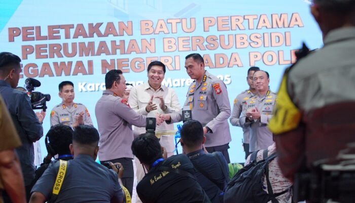 Groundbreaking Massal, Kapolri Mulai Pembangunan Ribuan Rumah Subsidi