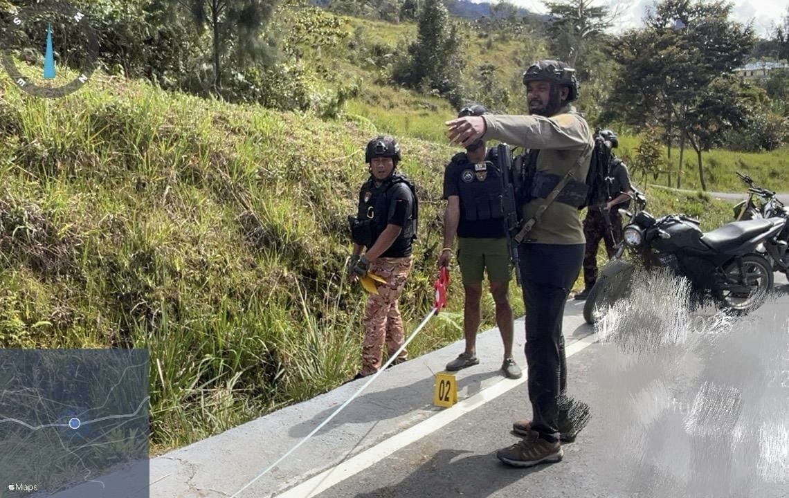 Aksi Penembakan di Papua, Satgas Damai Cartenz Pastikan Keamanan dan Buru Pelaku. (Foto: Humas Polri)