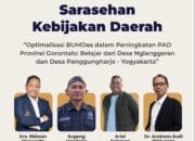 Ridwan Monoarfa: Belajar dari Kesuksesan BumDes Nglanggeran dan Panggungharjo untuk Tingkatkan PAD Gorontalo