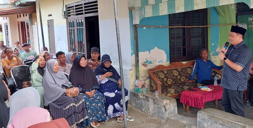 Fadli Hasan Serap Aspirasi Warga Bolihuangga, Petani Keluhkan Gagal Panen. (Foto: Gotimes.id)