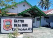 Kantor desa Buhu, Kecamatan Telaga Jaya. (Foto: Dok. Beju Relatif)