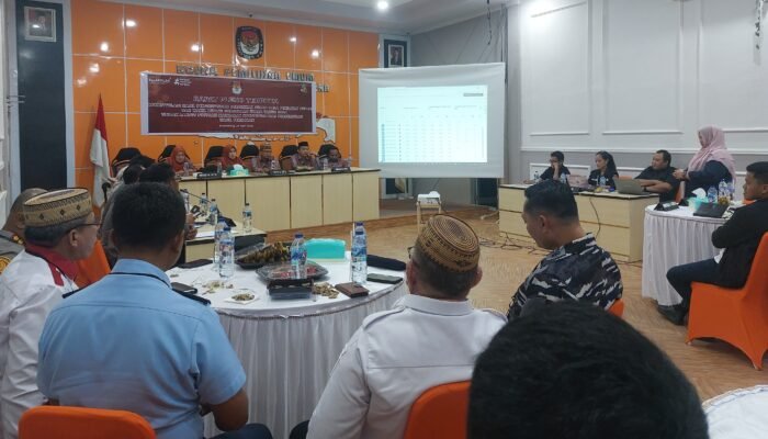 KPU Gorut Gelar Pleno Terbuka Rekapitulasi Suara Pilbup 2024 Tindak Lanjut Putusan MK