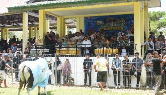 Kapolda Gorontalo Hadiri Kontes Ternak dan Gelar UMKM di Limboto