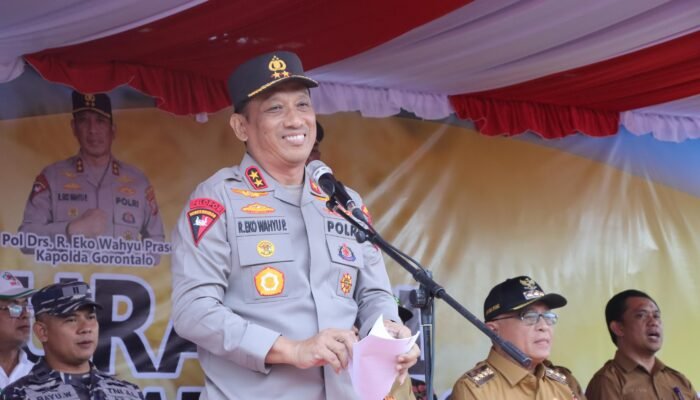 Kapolda Gorontalo Hadiri Panen Jagung Bersama Gubernur dan Forkopimda