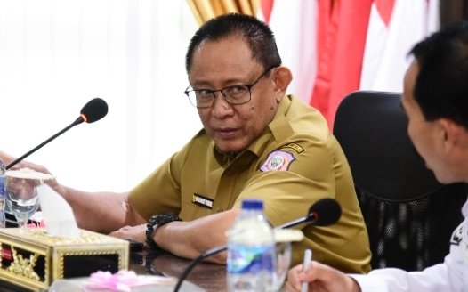 Gubernur Gorontalo Desak Bulog Segera Serap Jagung Petani. (Foto: Humas Pemprov)