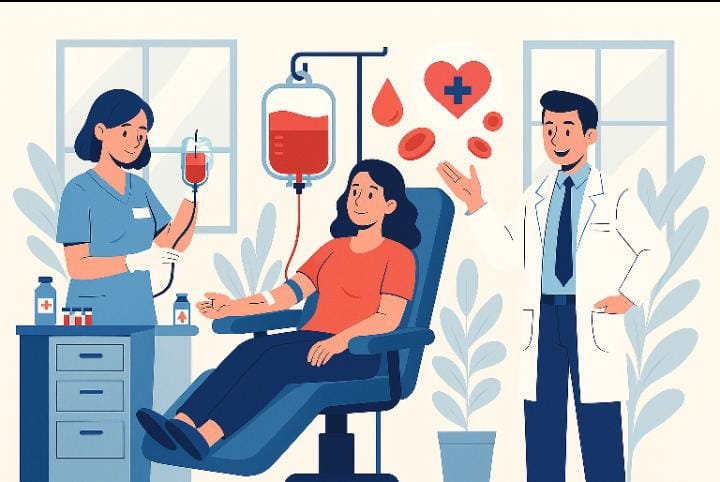 Donor Darah: Aksi Kemanusiaan yang Juga Sehatkan Tubuh. Ilustrasi