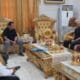Gubernur Gorontalo bersama Pimpinan Bulog Cabang Gorontalo, saat audiensi di Rumah Jabatan Gubernur Gorontalo. Senin (13/05/2025). (Foto: Kominfotik Provinsi Gorontalo) 