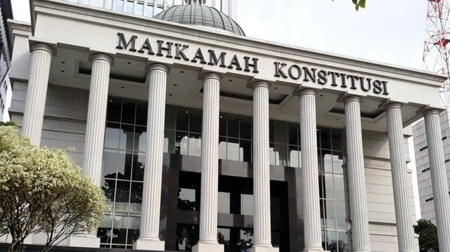 Gedung MK Tampak depan Jumat 14/6/2019. tirto.id/Bayu septianto