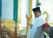 Kapolres Pohuwato Bertindak sebagai Khotib Sholat Idul Adha 1446 H di Masjid Agung Baiturrahim