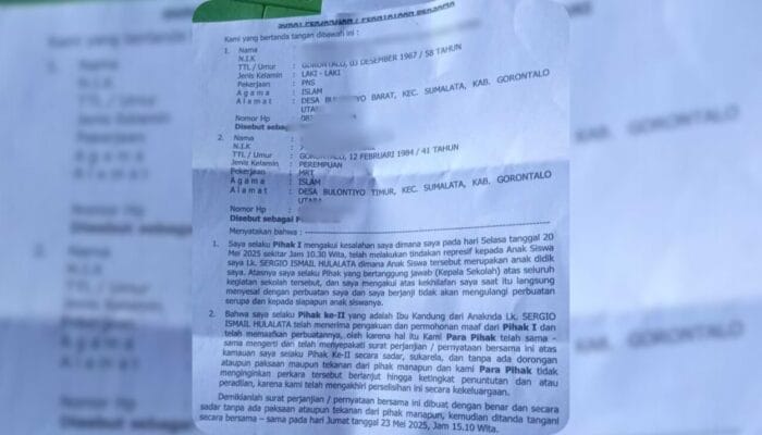 Kronologi Tindakan Represif Kepala SDN 14 Sumalata terhadap Siswa